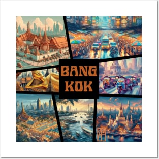 THAI CITY - BANGKOK - TRAVEL -1 Posters and Art